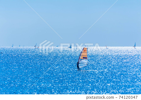 Kamakura sea and windsurfing 74120347