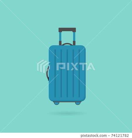 Travel bag icon flat style Travel bag icon flat style 74121782