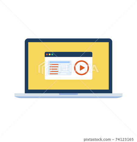 Online education video distance learning. Education concept Online education video distance learning. Education concept 74123165