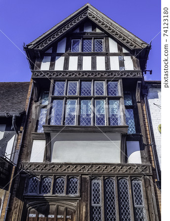 Vintage architecture of Stratford-upon-Avon, Warwickshire, United Kingdom Vintage architecture of Stratford-upon-Avon, Warwickshire, United Kingdom 74123180