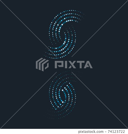 halftone circle dots vector halftone circle dots vector 74123722