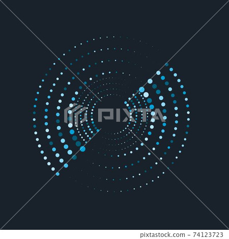 halftone circle dots vector halftone circle dots vector 74123723
