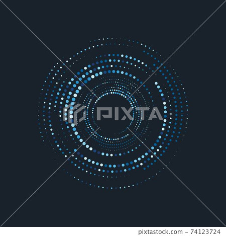 halftone circle dots vector halftone circle dots vector 74123724