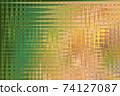 Yellow and green abstract background close up 74127087