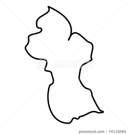 Map Of Guyana With Neighbouring Countries Free Vector Maps, 40% OFF