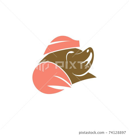 Mole animal logo icon design illustration vector 74128897