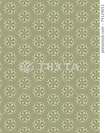 white flowers with a yellow center. bush of white flowers. watercolor white flowers with a yellow center. bush of white flowers. watercolor 74129051