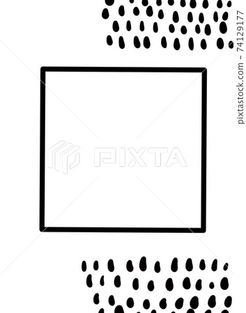 Minimalism illustration. A flat background design. Abstraction on a white background 74129177