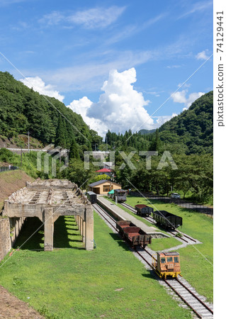 Oshi Station Ruins, Rokugo District, Nakanojo Town, Gunma Prefecture Oshi Station Ruins, Rokugo District, Nakanojo Town, Gunma Prefecture 74129441