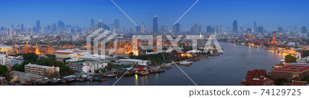 Panorama view of bangkok Panorama view of bangkok 74129725