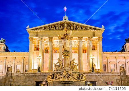 Parliament, Vienna, Austria Parliament, Vienna, Austria 74131503