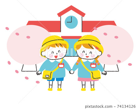 Entrance ceremony illustration white skin 74134126