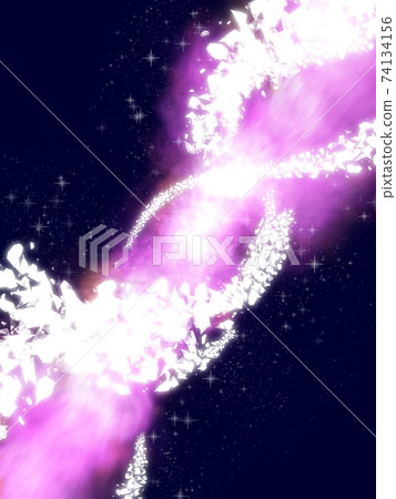 Illustration of star explosion wind 2 Illustration of star explosion wind 2 74134156