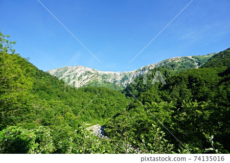 白馬山脈：從Sarukuwaso附近看到的一條從白馬山到科倫卡山的山脊 74135016