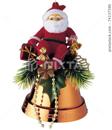 christmas bell with santa claus christmas bell with santa claus 74137390