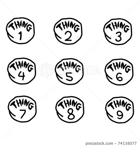 Numbers one two three 1 2 3 Stock Illustration