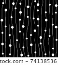 Striped seamless pattern with beads 74138536