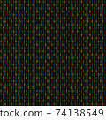 Binary code seamless pattern 74138549