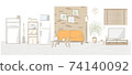 Interior 01_Living_Kitchen_Stay Home 74140092