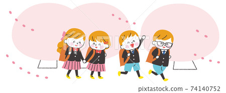 小學入學典禮白皮膚 74140752