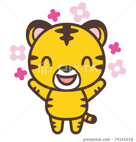 Rejoicing tiger character 74141019