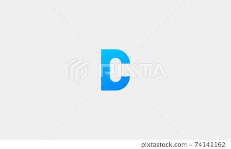 letter DC  minimal logo design vector 74141162