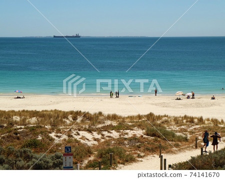 Cottesloe Beach coast in Perth 74141670