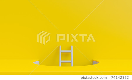 Ladder gray color. 74142522