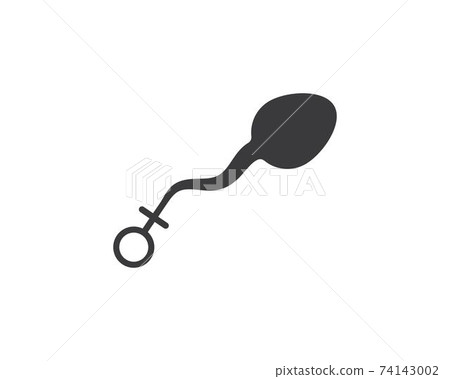 sperm icon logo vector illustration design 74143002