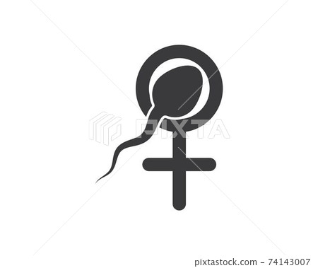 sperm icon logo vector illustration design sperm icon logo vector illustration design 74143007
