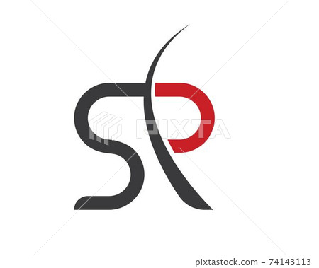 Letter Sp Logo Design Template Stock Vector (Royalty Free) 1807541368 |  Shutterstock