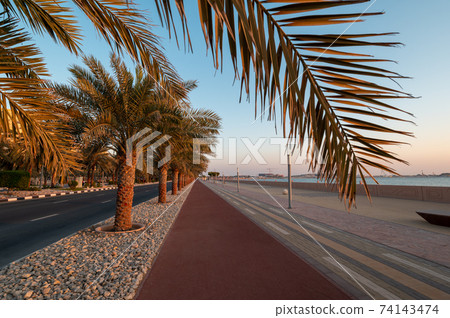 Marjan Island in emirate of Ras al Khaimah in the United Arab Emirates Marjan Island in emirate of Ras al Khaimah in the United Arab Emirates 74143474