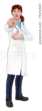 Doctor Woman Needs You Pointing 74143564