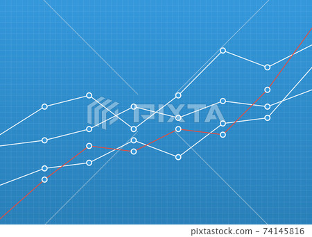 Financial chart graph. Business concept Financial chart graph. Business concept 74145816