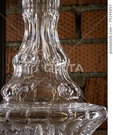 part of the hookah, modern design, on a background. part of the hookah, modern design, on a background. 74145857