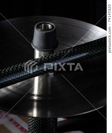part of the hookah, modern design, on a background. part of the hookah, modern design, on a background. 74145920