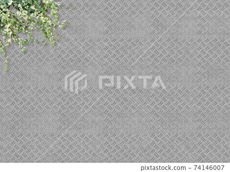Metal floor material Stainless steel background material Texture leaf 74146007