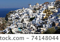 Beautiful cityscape and sea of Santorini 74148044