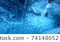 Glaciers of Iceland Ice Cave Super Blue 74148052