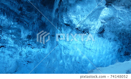 Glaciers of Iceland Ice Cave Super Blue 74148052