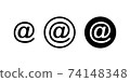 Email icon symbol set simple design 74148348