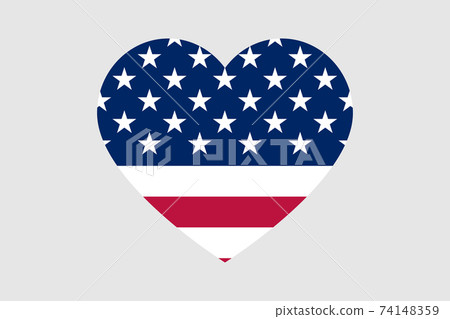 United States heart flag icon United States heart flag icon 74148359