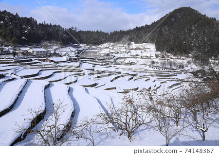Ini Tanada Snowscape, Akiota Town, Hiroshima Prefecture 74148367