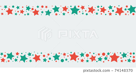Stars frame pattern background illustration 74148370