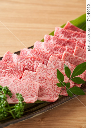 Domestic Wagyu beef ribs for grilled meat, lean and marbling Domestic Wagyu beef ribs for grilled meat, lean and marbling 74149030