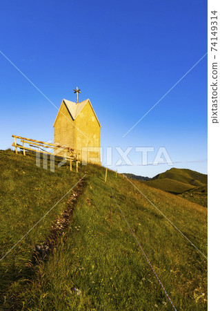 summer landscape near Monte Grappa, Northern Italy summer landscape near Monte Grappa, Northern Italy 74149314