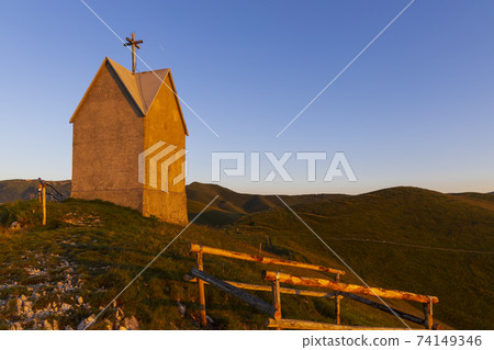 summer landscape near Monte Grappa, Northern Italy summer landscape near Monte Grappa, Northern Italy 74149346