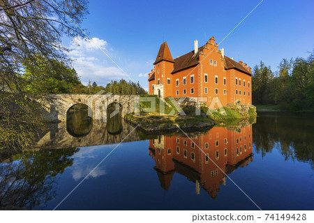 Cervena Lhota castle in Southern Bohemia, Czech Republic Cervena Lhota castle in Southern Bohemia, Czech Republic 74149428