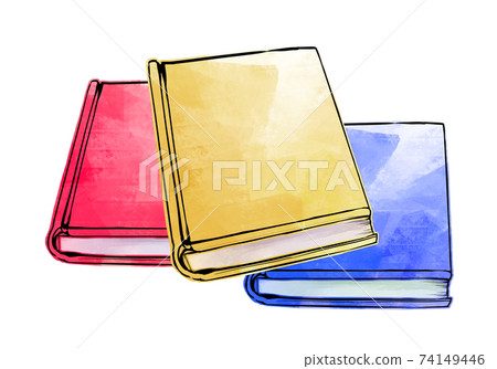 Three books - Stock Illustration [74149446] - PIXTA