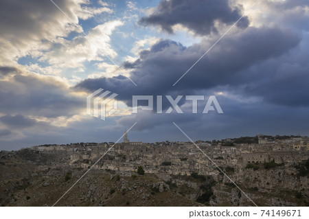 UNESCO site - ancient town of Matera (Sassi di Matera) Basilicata, Southern Italy 74149671